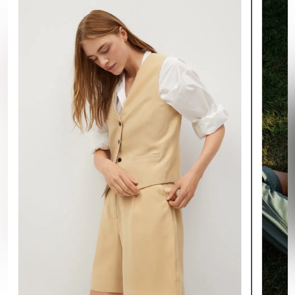 Mango Buttons Suit Waistcoat - Picture 3 of 6